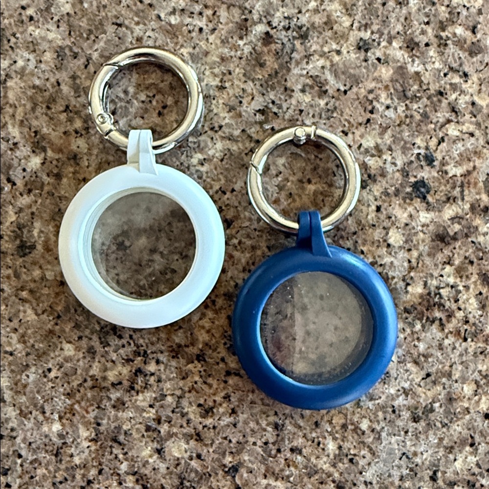 PZOZ •AirTag Case Keychain, Screen Protector Holder Compatible with Apple AirTag